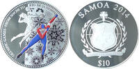 Samoa 10 Dollars Olympische Spiele - Von Sotschi nach Rio, teilkoloriert -