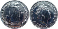 Großbritannien 2 Pfund Fabulous 15 Silver Collection - Britannia - 1 Oz Silber -