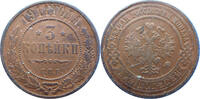 Russland Nikolaus II. (1894-1917) 3 Kopeken 1911 ss