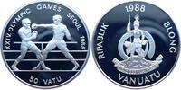 Vanuatu 50 Vatu 1988 Olympische Sommerspiele 1988 in Seoul - Boxen - PP,... 40,00 EUR  plus 8,00 EUR verzending