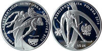 Polen 10 Zloty Olympische Winterspiele 2010 in Vancouver - Polens Olympia-Mannschaft -