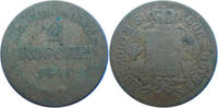 Sachsen Coburg Gotha 2 Groschen Scheidemünze 15 Einen Thaler Ernst I. 1826-1844 -