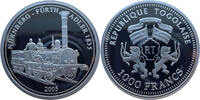 Togo 1000 Francs Der Adler - die erste Lokomotive Deutschlands -