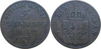 Preußen 3 Pfennig Friedrich Wilhelm IV. 1840-1861 -