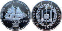 Djibouti / Dschibuti 100 Francs / DJF Geschichte der Seefahrt - FREGATE BATEAU -