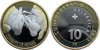 Schweiz 10 Franken Combats de Reines -