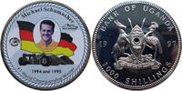 Uganda 1000 Shillings Michael Schumacher Formel 1 Weltmeister - coloriert -