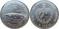 Kuba 5 Pesos 1981 Fauna Cubana - Manjuari - Knochenhecht st 30,00 EUR  plus 8,00 EUR verzending