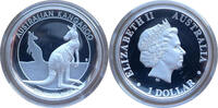Australien 1 Dollar Känguru - Kangaroo - 1 Oz Silber - High Relief -