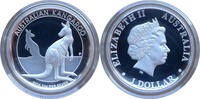 Australien 1 Dollar Känguru - Kangaroo - 1 Oz Silber - High Relief -