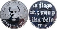 Finnland 10 Euro Johan Ludwig Runeberg -