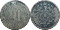 Deutsches Reich Kaiserreich 20 Pfennig Kleiner Adler -