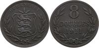GUERNSEY 8 Double George V. 1910-1936 -