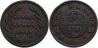 ARGENTINIEN 5/10 Real 1827 Provinz 1827 Randfehler, fast sehr schön 45,00 EUR  plus 14,00 EUR verzending