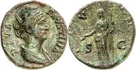 RÖMISCHES KAISERREICH AE Diva Faustina senior z.Z. Antoninus Pius 141/161. -