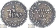 Koninkrijk der Nederlanden Historiepenning 1865 50-Jarige herdenking Slag bij Waterloo F