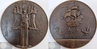 France Historical Medal 1937 Paris: Exposition Internationale Arts & Techniques by P. M. Dammann VF / XF, minor nicks