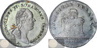 Holy Roman Empire Austria Ducat struck in silver Coronation medal Leopold II Frankfurt -