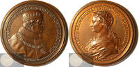 France Historical Medal n.d. (1720-1728 / 1906) René I of Anjou & Isabelle of Lorraine by Ferdinand de Saint-Urbain XF