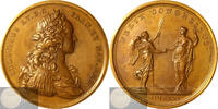 France Historical Medal 1721 Négociations de Paix - Peace negotiation at Cambrai by Duvivier XF