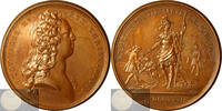 France Historical Medal 1727 Rétablissement des compagnies des Cadets by Duvivier XF