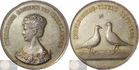 Koninkrijk der Nederlanden Historical Medal - Inhuldigingspenning Prize for the carrier pigeon flight of 1898 Inhuldigings-vlucht -
