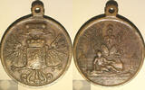 Holy Roman Empire Austria Historical medal Vienna - Construction of the Invalidenhauses -