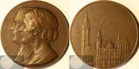 Koninkrijk der Nederlanden Historiepenning Huwelijk Prinses Juliana en Prins Bernhard door T. Dupuis & J.J. van Goor -