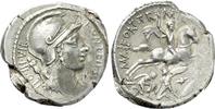 Römische Republik Denar P. FONTEIUS P.F. CAPITO. Denarius (55 BC). Rome. -