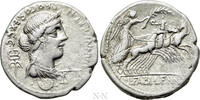 Römische Republik Denar C. ANNIUS T. F. T. N. and L. FABIUS L. F. HISPANIENSIS. Denarius (82-81 BC). Min -