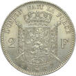 BELGIUM 2 Francs 1867 FR Leopold II MS