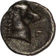 ANCIENT GREECE AR Three-Quarter Obol c. 325-280 BC Calabria - Tarentum VF