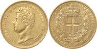 ITALIAN STATES 20 Lire Kingdom of Sardinia - Carlo Alberto I - Turin Mint - LOW MINTAGE -