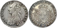 FRANCE 1/2 Ecu aux branches d’olivier Kingdom - Louis XVI - Paris Mint - 2nd Semester -