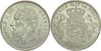 BELGIUM 5 Francs Leopold II -