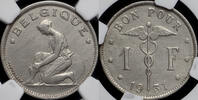 BELGIUM FRANC Albert I -