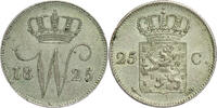 NETHERLANDS 25 Cent Willem I -