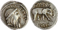 ROMAN REPUBLIC (IMPERATORIAL) AR Denarius Q. Caecilius Metellus Pius Scipio -