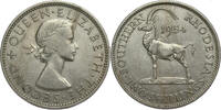 SOUTHERN RHODESIA 2 Shilling Elizabeth II -
