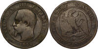FRANCE 10 Centimes Second Empire - Napoleon III - ‘Damnatio Memoriae’ -