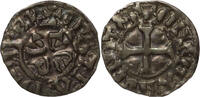 CAROLINGEAN EMPIRE AR Denier immobilisé n.d. (after 877 AD) Reign of Eudes (Odo) I of France or Charles III the Simple VF