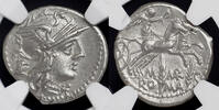 ROMAN REPUBLIC AR Denarius M. Marcius Mn. f. -