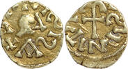MEROVINGIAN DYNASTY AV Triens Parisis or Neustria - Moneyer Vitalis -