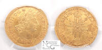 France  Louis dor 1701 M MS63