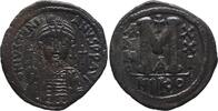 Byzantine Empire follis Justinian I. 527-565. AE follis (36.7 mm, 18.95 g, 7 h). Mint of Nicomedia, -