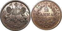 INDIA British East India Company 1/12 Anna 1835 AUN 55,00 EUR  Excl. 5,95 EUR Verzending