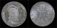 Austria 50 shilling Austria 50 shilling 1965 University of Wien Rudolf der Stifter -