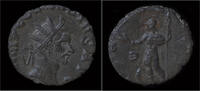 Roman antoninianus Claudius II Gothicus billon antoninianus Virtus standing left. -