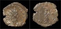 Roman antoninianus Victorinus billon antoninianus Pax standing left -