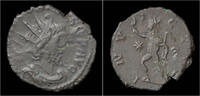 Roman antoninianus Victorinus billon antoninianus Sol walking left -